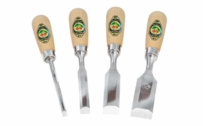 Two Cherries 4-Piece Butt Chisel Set - 6, 12, 20, 26 mm