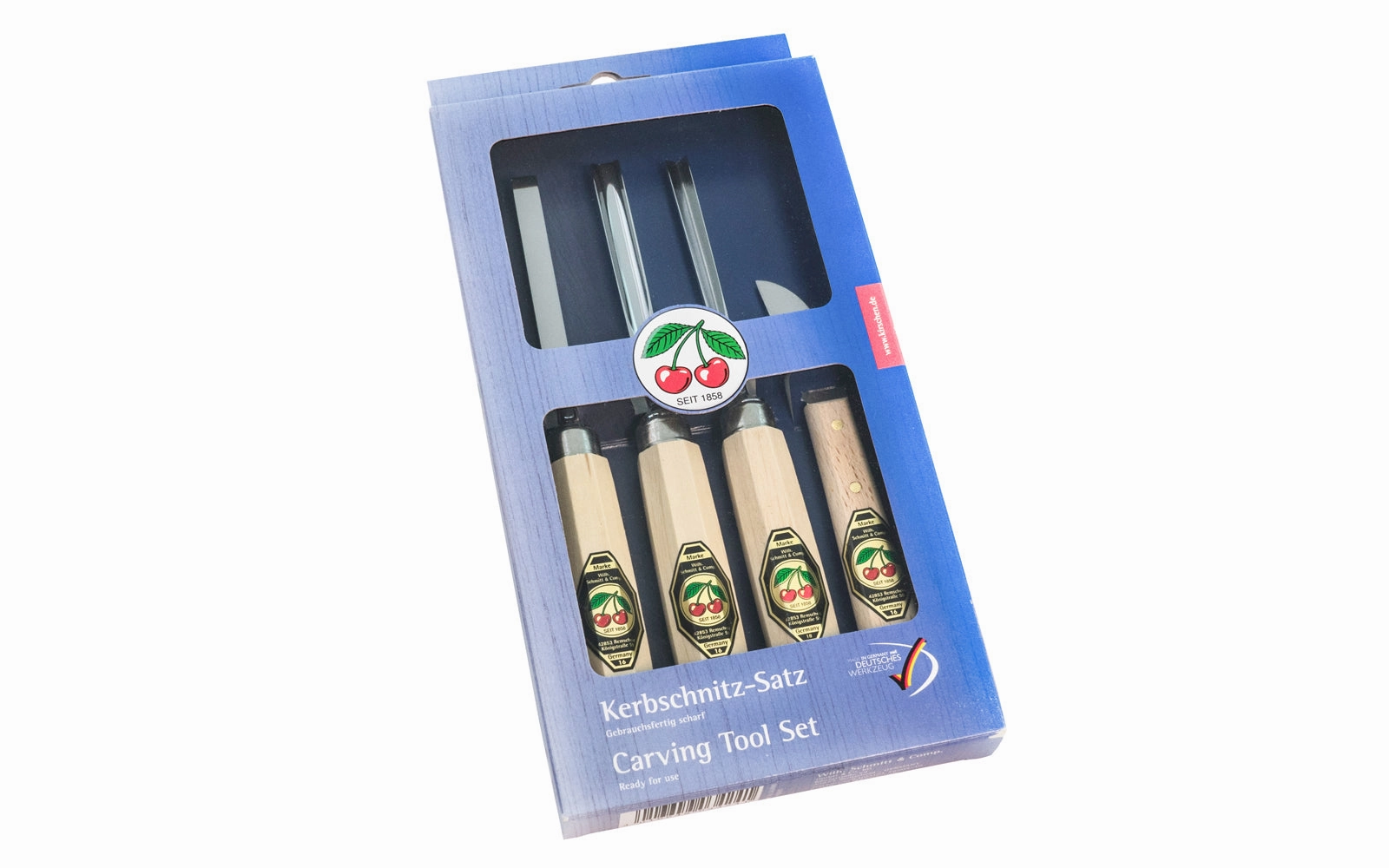 Two Cherries 4-Piece Carving Tool Set