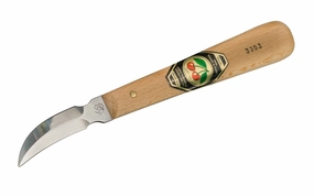 Two Cherries Chip Carving Knife ~ Double Sided, Curved Edge