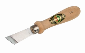 Two Cherries Chip Carving Knife ~ Long Wide Blade, Skew Edge