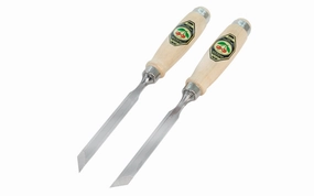 Two Cherries Pair of 45 Skew Bevel Edge Chisels - 12 mm