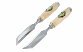 Two Cherries Pair of 45 Skew Bevel Edge Chisels - 26 mm
