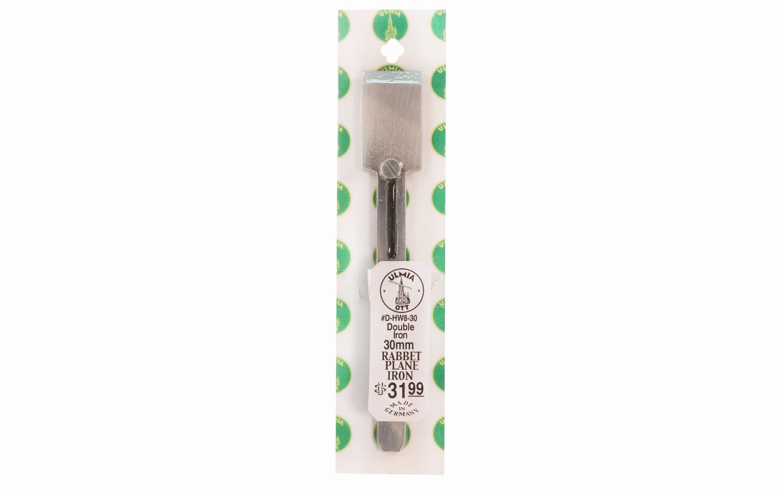Ulmia Rabbet Plane Double Iron with Chipbreaker ~ D-HW8-30