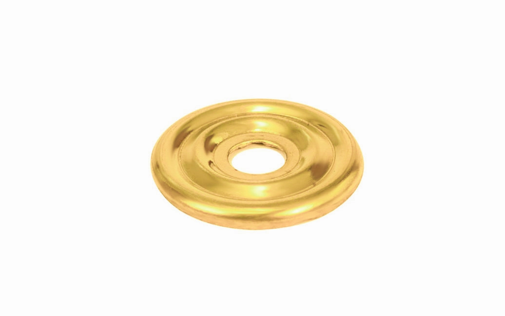 Unlacquered Solid Brass Core Cabinet Knob ~ 1-1/4" Diameter
