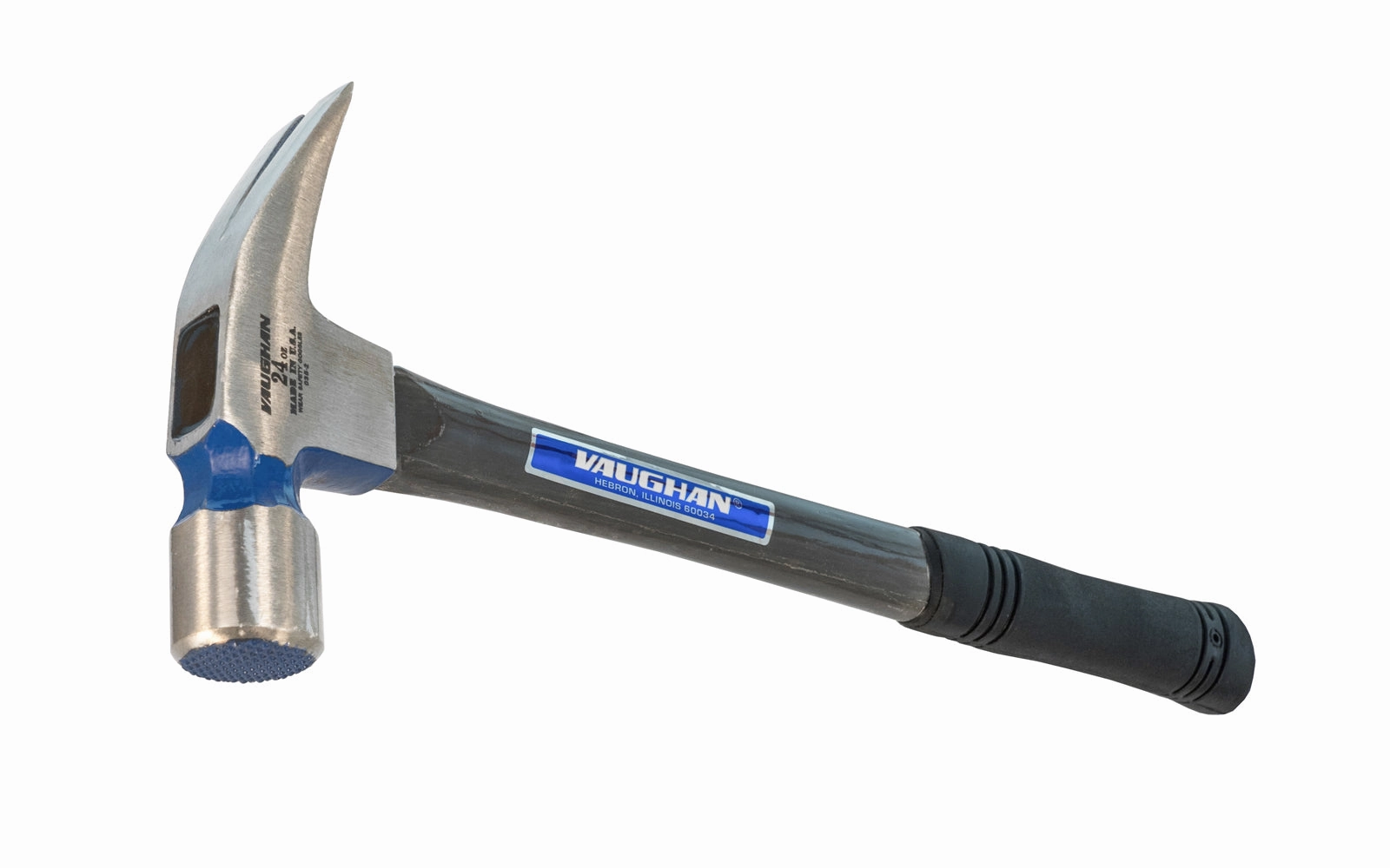 Vaughan 24 oz Mill Face Rip Hammer - 17" Fiberglass Handle ~ FS505M