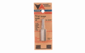 Vermont American 9/16" Straight Carbide Router Bit