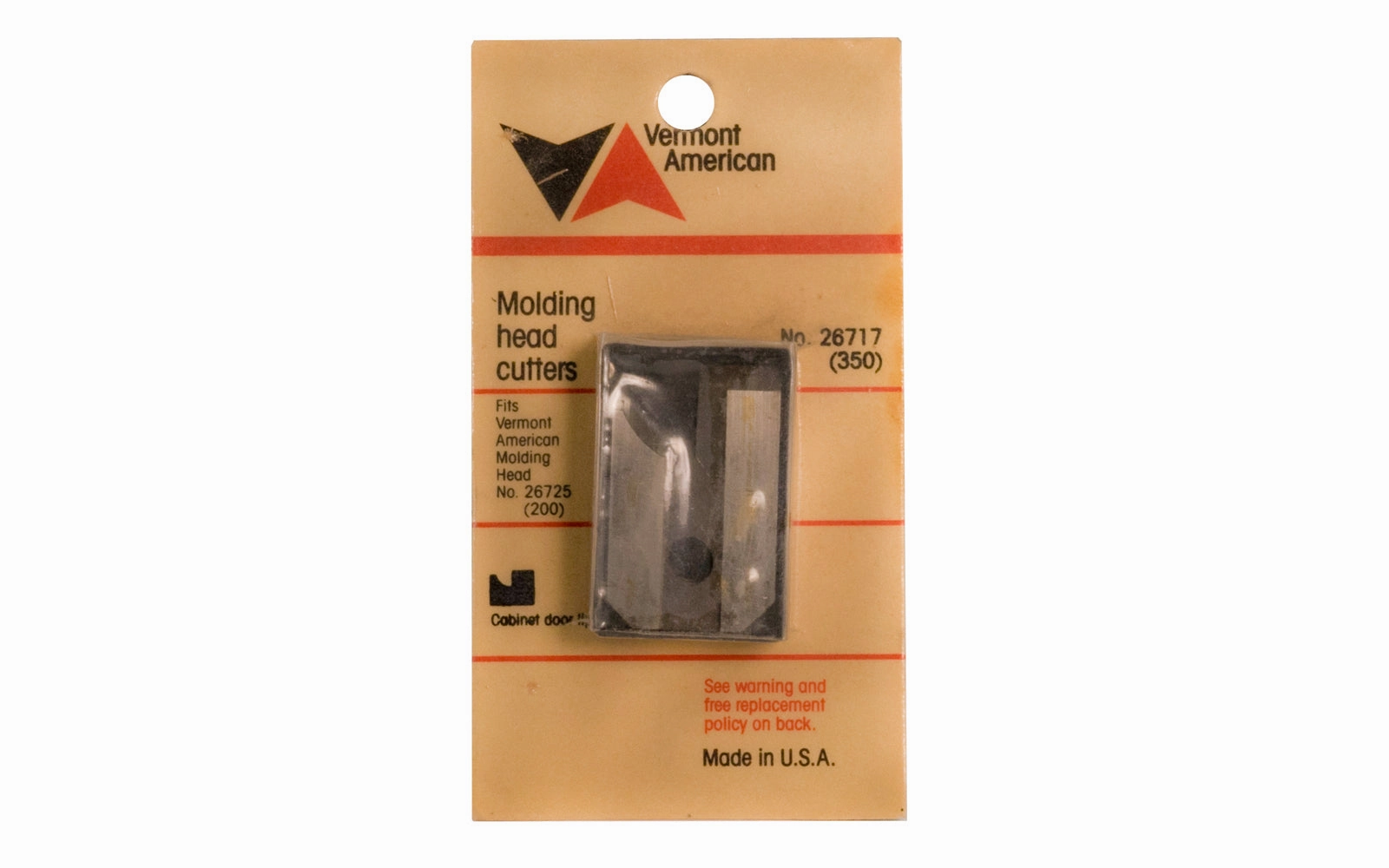 Vermont American Moulding Head Cutters - No. 26717