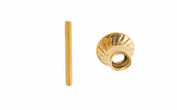 Victorian Solid Brass Four-Prong Hook