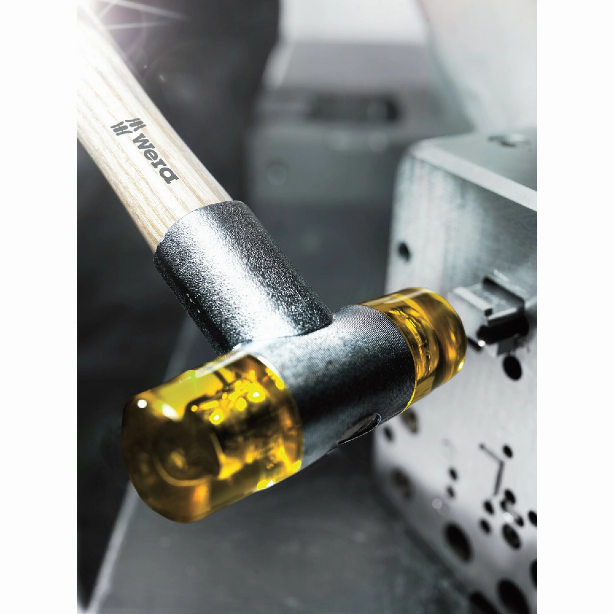 Wera 100 Soft-faced hammer with Cellidor head sections, # 7 x 61 mm