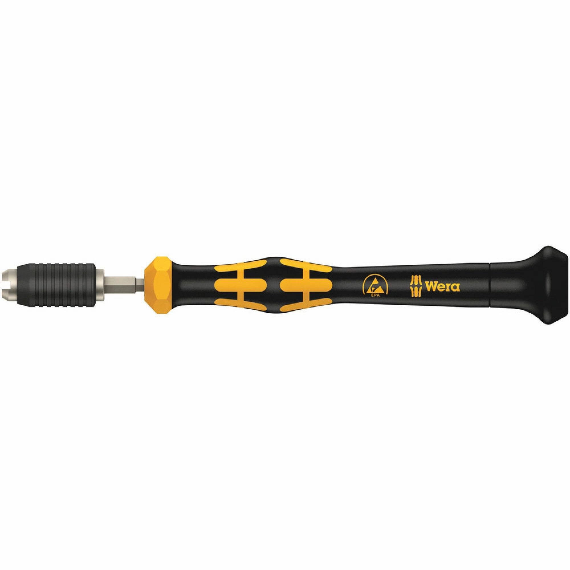 Wera 1460 ESD Kraftform Micro pre-set adjustable torque screwdrivers (0.02-0.11 Nm) with quick-release chuck, 1460 ESD x 0.035 Nm