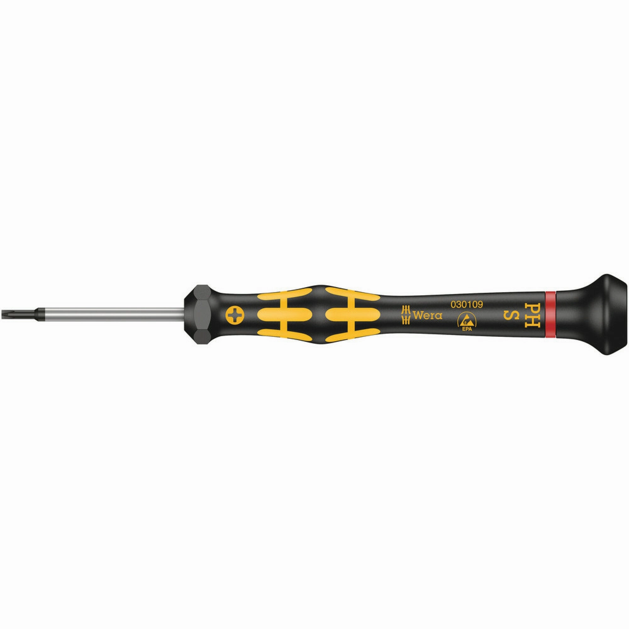 Wera 1550 PH S ESD Kraftform Micro screwdrivers, # 1 x 40 mm