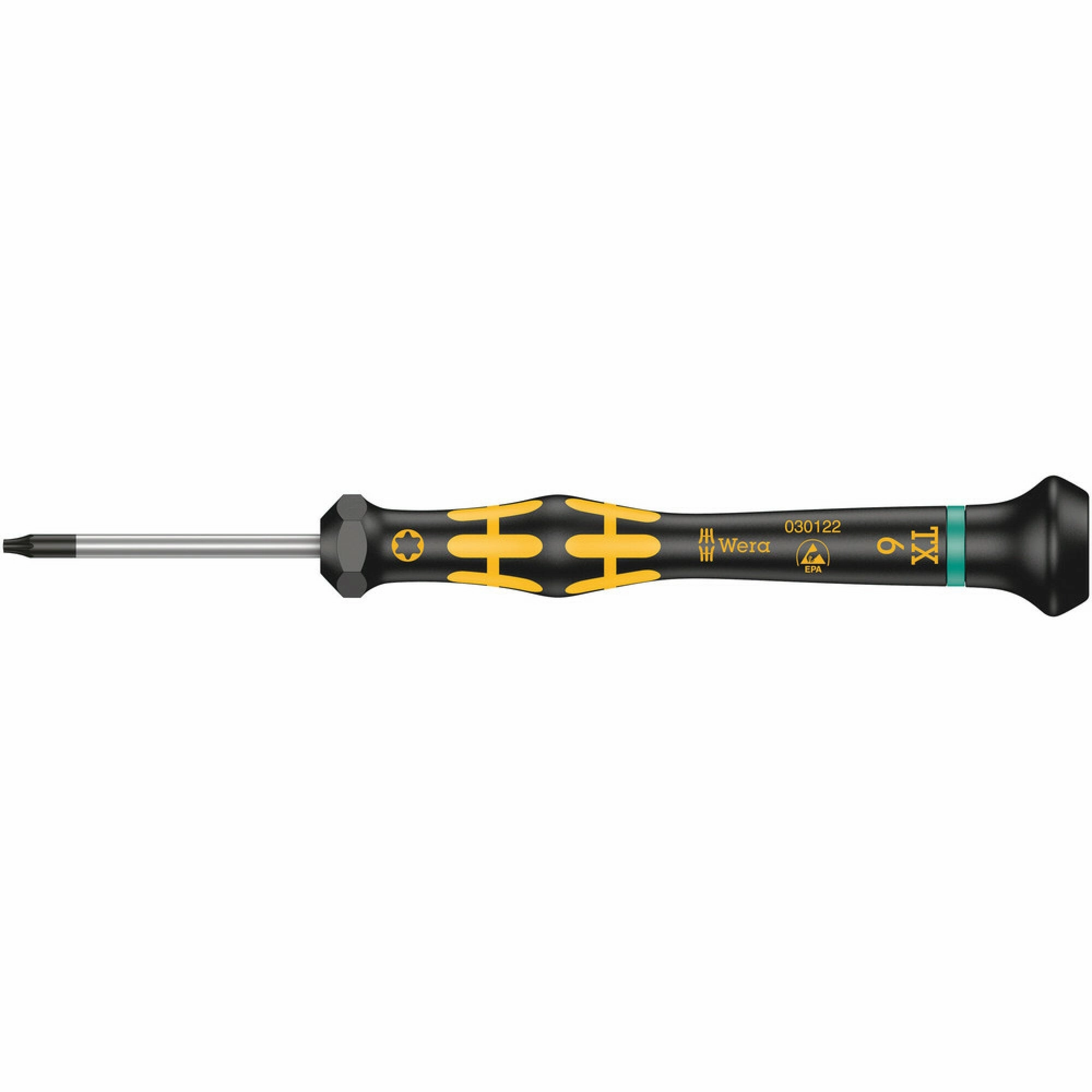 Wera 1567 TORX ESD Kraftform Micro screwdriver for TORX screws, TX 4 x 40 mm