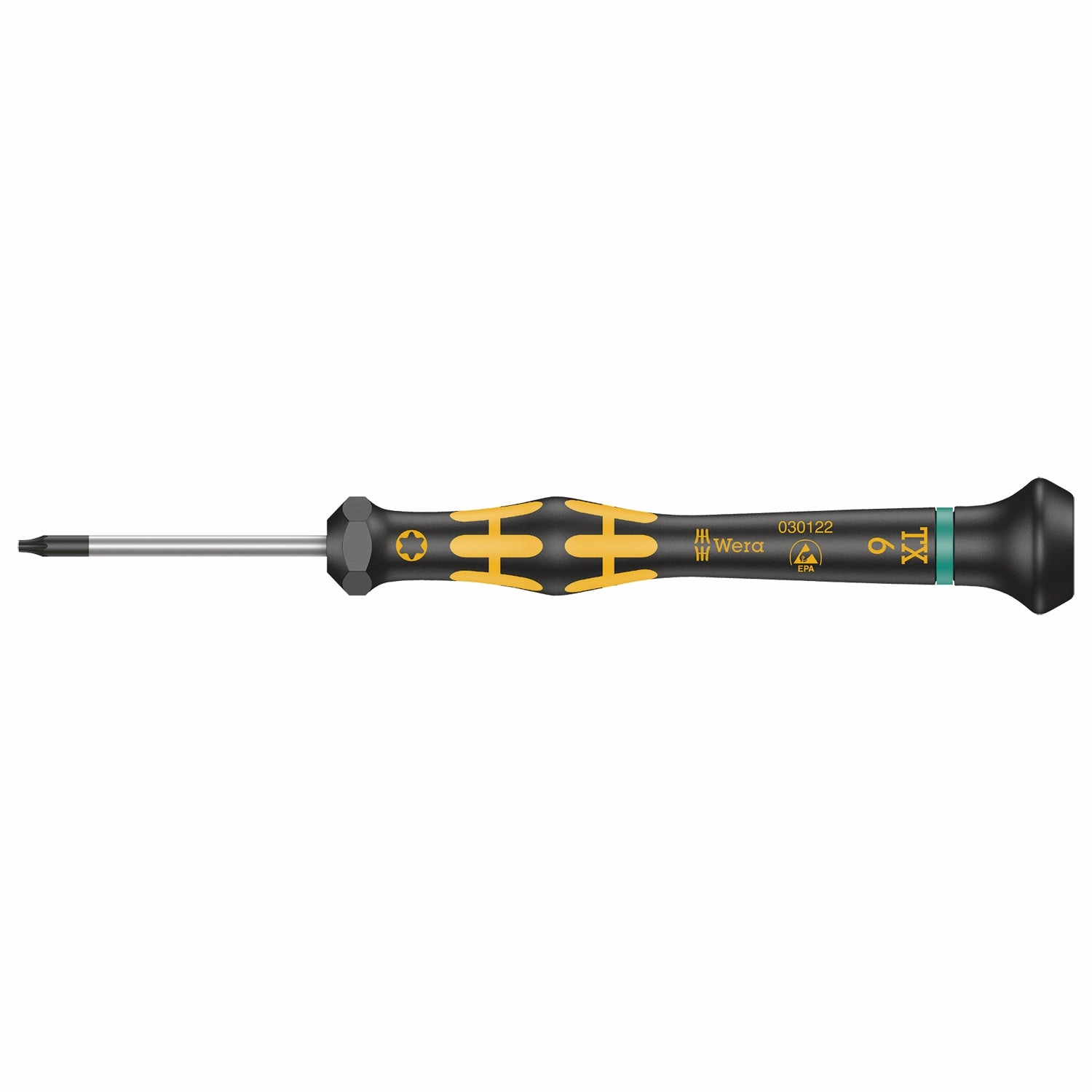 Wera 1567 TORX ESD Kraftform Micro screwdriver for TORX screws, TX 6 x 40 mm