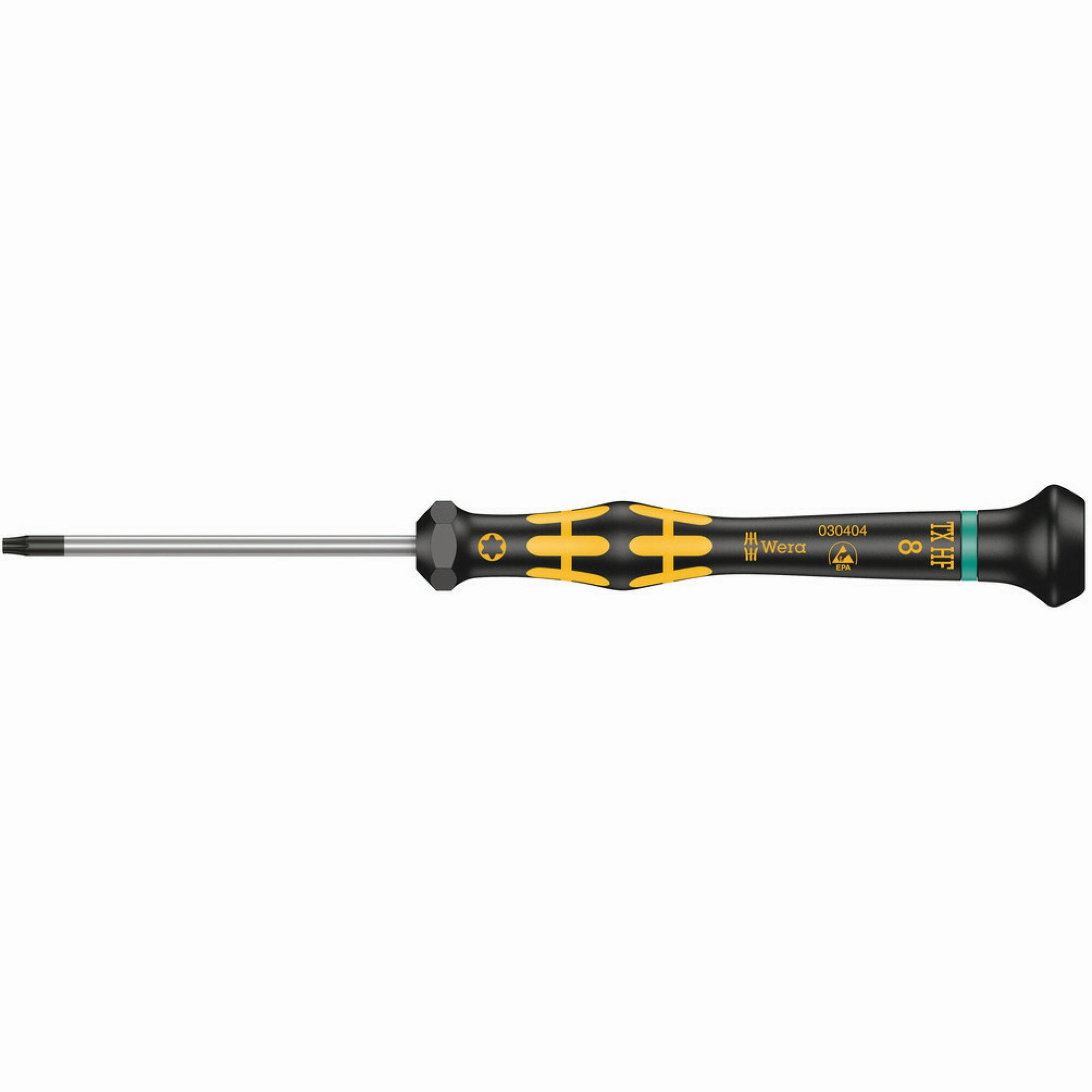 Wera 1567 TORX HF ESD Kraftform Micro screwdriver with holding function for TORX screws, TX 4 x 40 mm