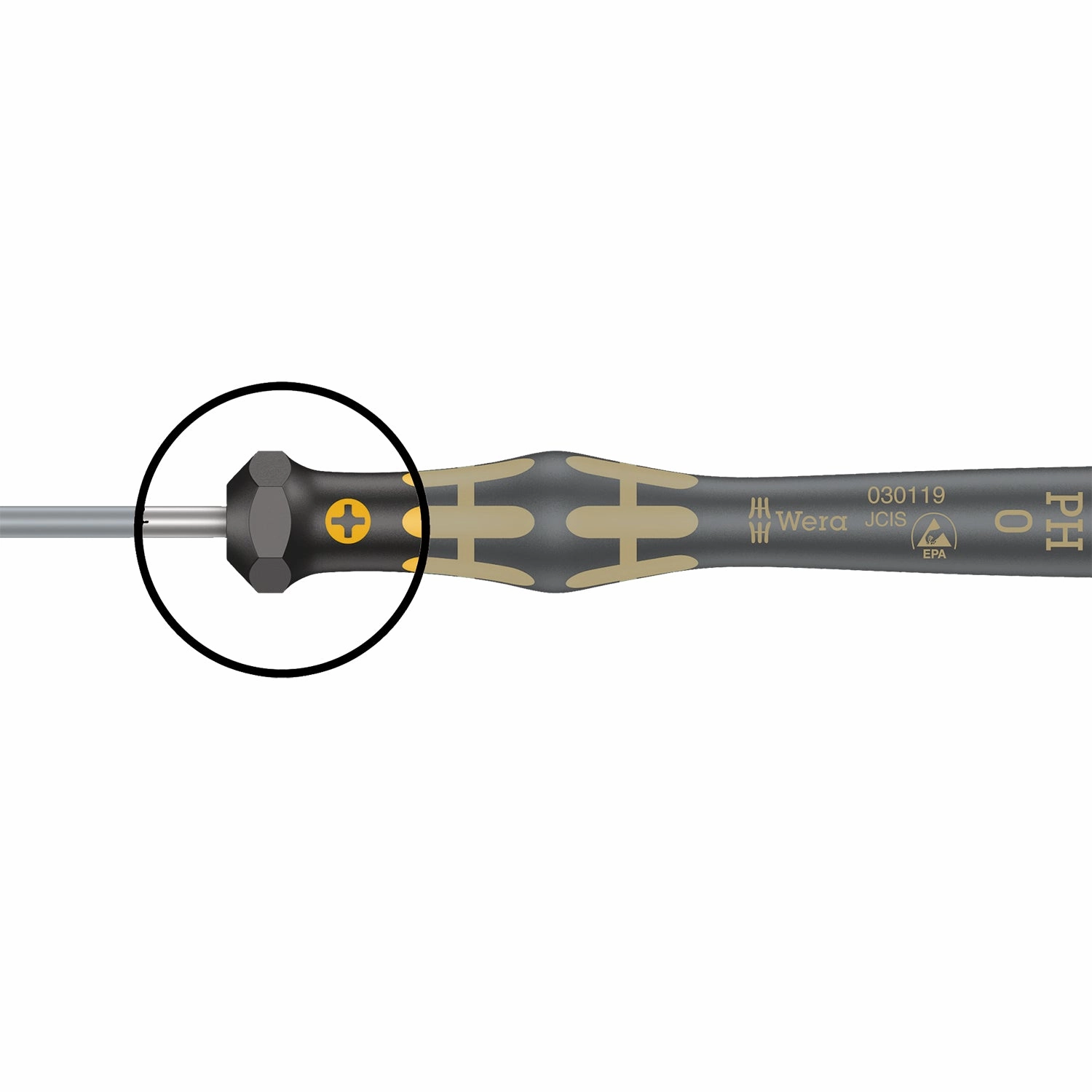 Wera 1569 ESD Nutdriver Kraftform Micro, 2 x 60 mm