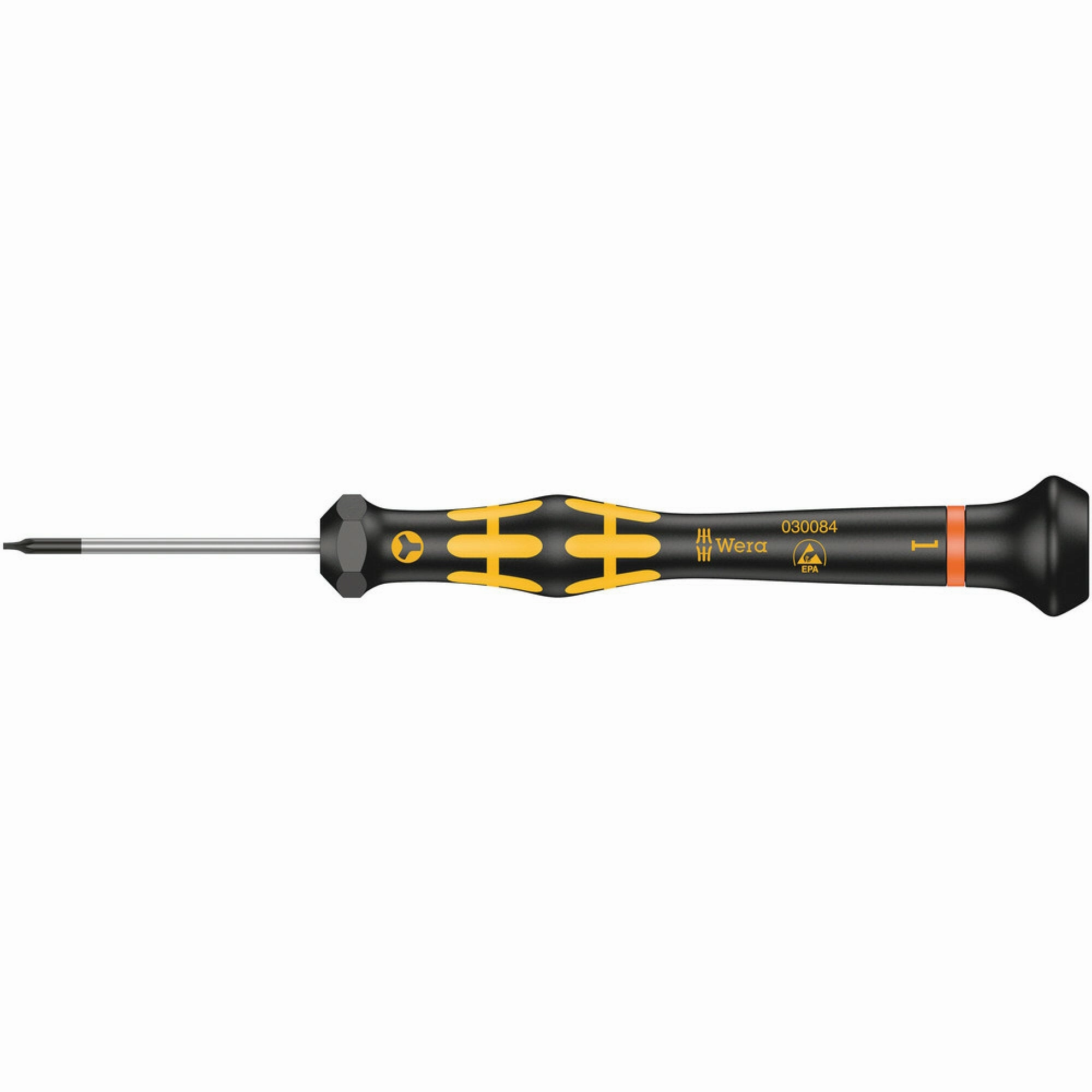 Wera 1572 ESD Kraftform Micro screwdriver for Microstix screws, 0 x 40 mm