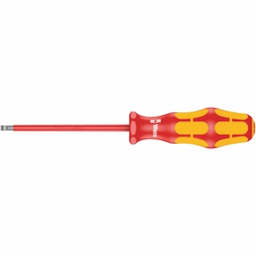 Wera 160 i VDE Insulated screwdriver for slotted screws, 1.2 x 6.5 x 200 mm