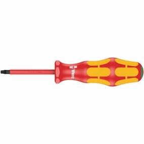 Wera 167 i VDE Insulated screwdriver for TORX screws, TX 10 x 80 mm