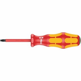 Wera 167 i VDE Insulated screwdriver for TORX screws, TX 6 x 80 mm