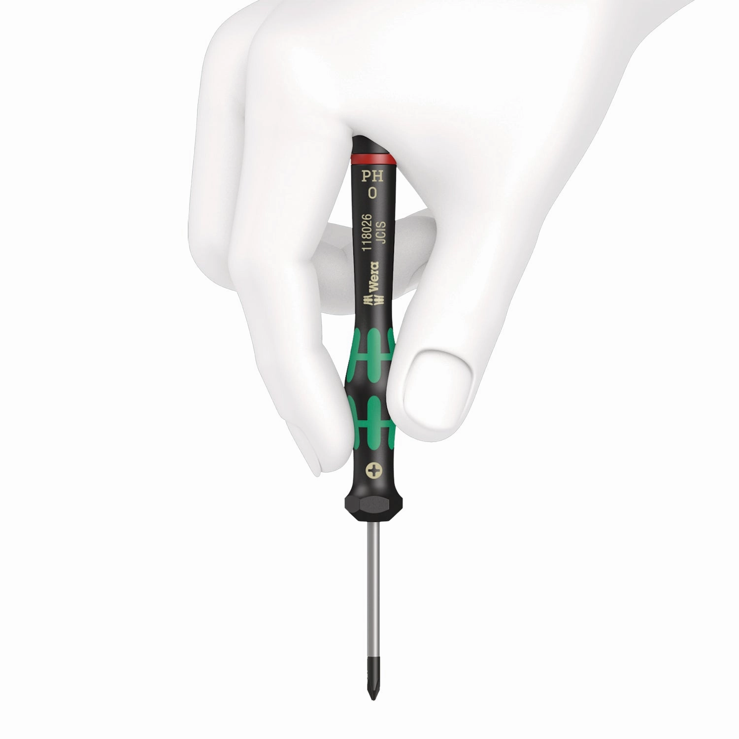 Wera 2035 Screwdriver for slotted screws for electronic applications, 0.80 x 4 x 80 mm