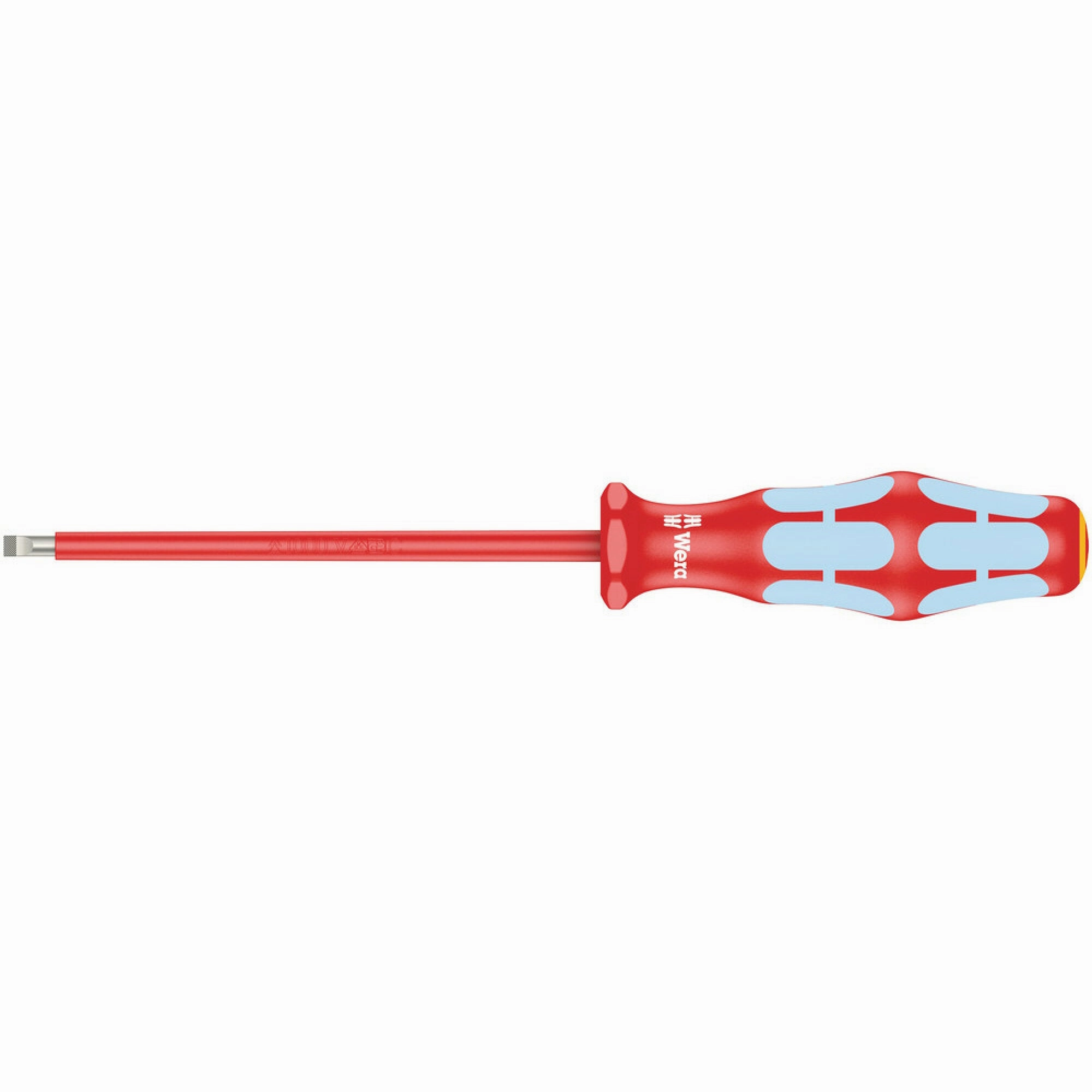 Wera 3160 i VDE Insulated screwdriver for slotted screws, stainless, 0.5 x 3 x 80 mm