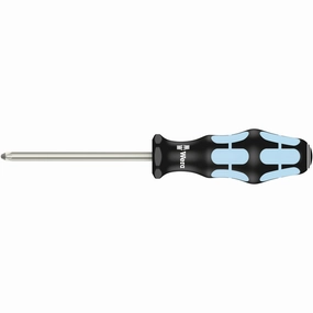 Wera 3355 PZ Screwdriver for Pozidriv screws, stainless, PZ 2 x 100 mm