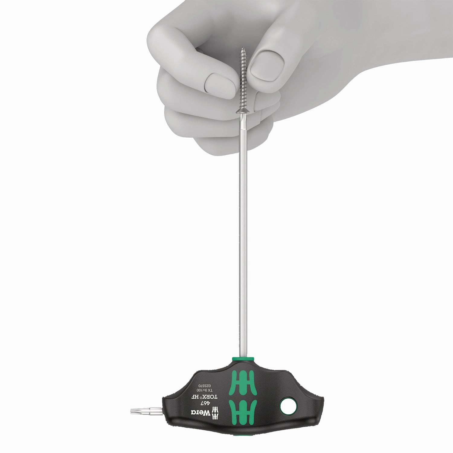 Wera 467 TORX HF T-handle screwdriver with holding function, TX 30 x 200 mm