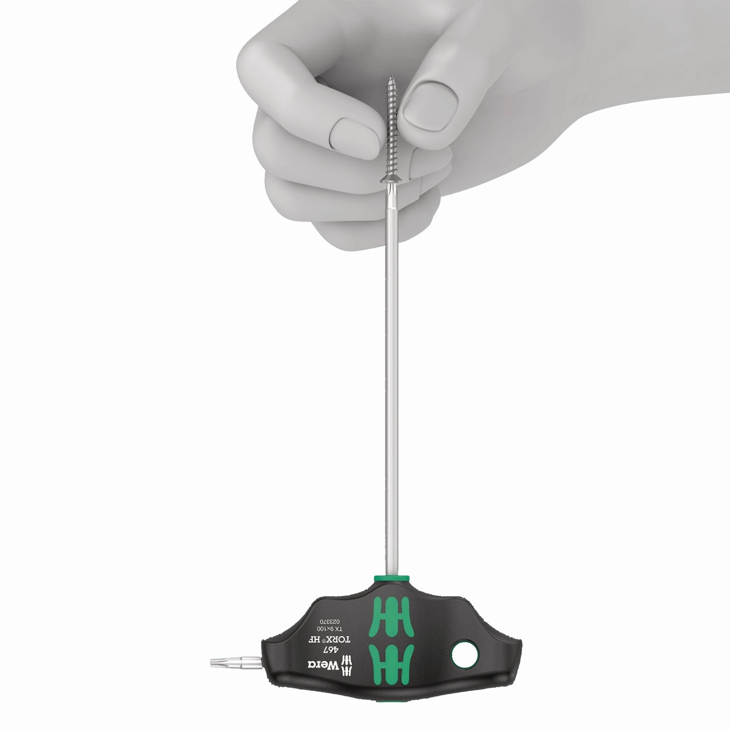 Wera 467 TORX HF T-handle screwdriver with holding function, TX 8 x 100 mm