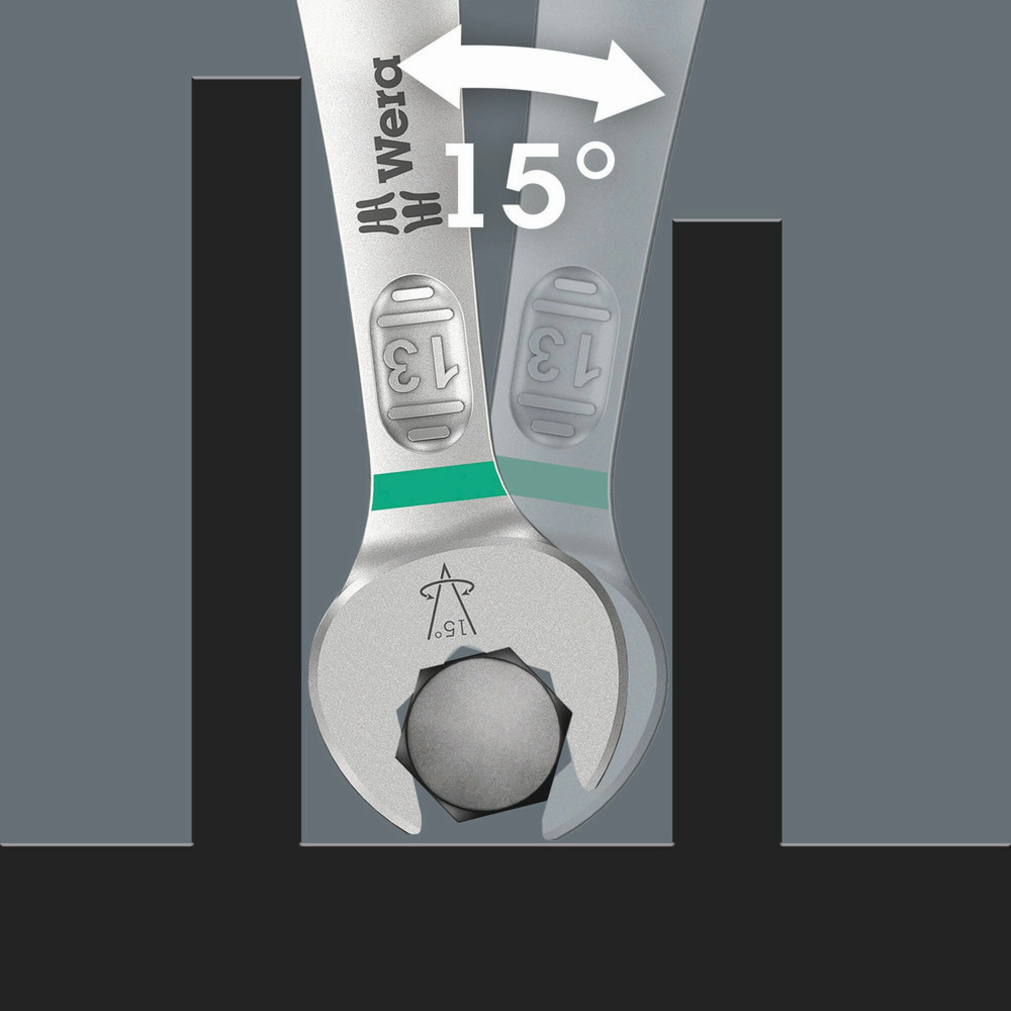 Wera 6003 Joker combination wrench, 21 x 260 mm