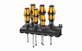 Wera 6-PC Screwdriver Set & Rack 'Chiseldriver' "932/6"