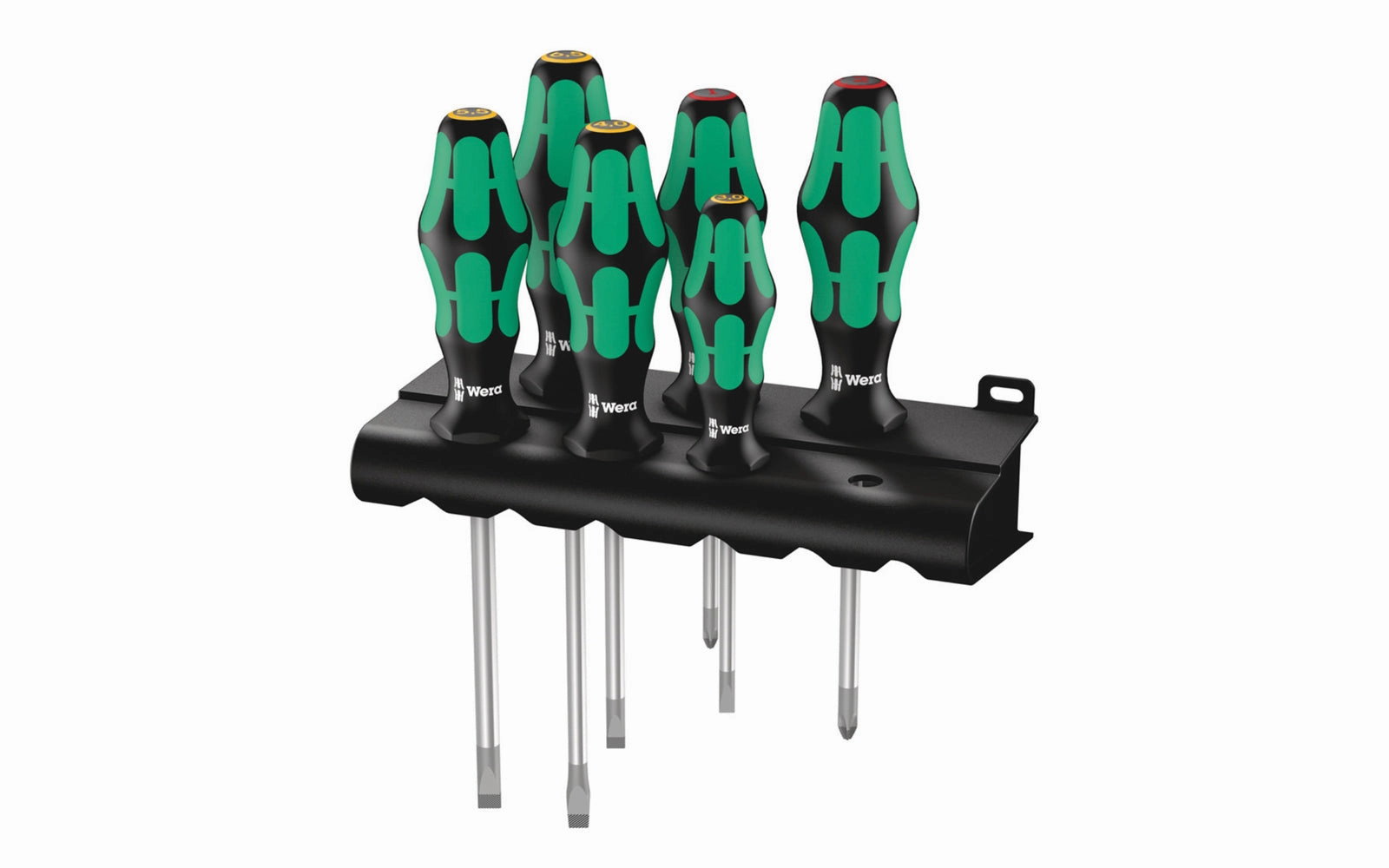 Wera 6-PC Screwdriver Set & Rack "334/6"