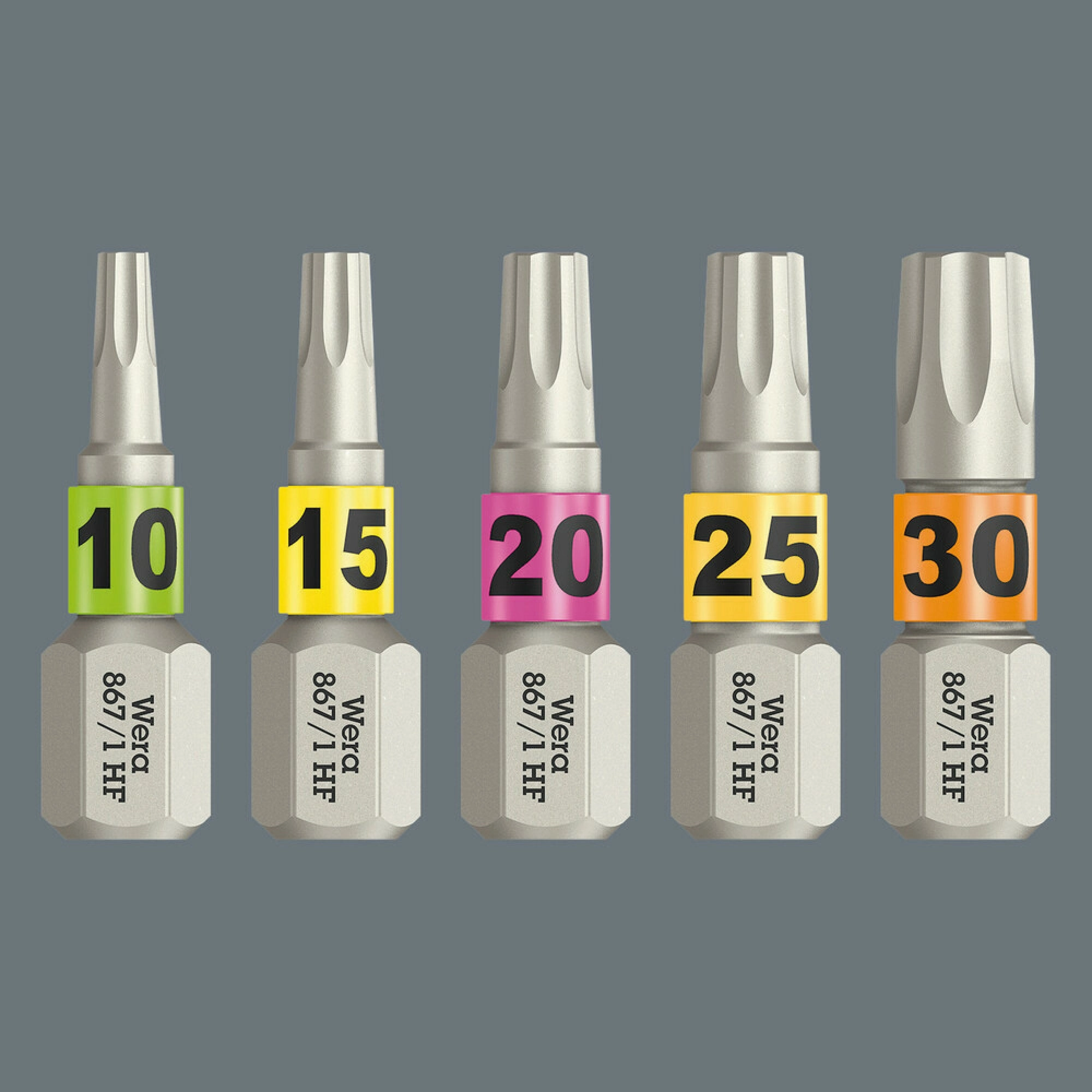 Wera 867/1 TORX HF Bits with holding function, TX 10 x 25 mm