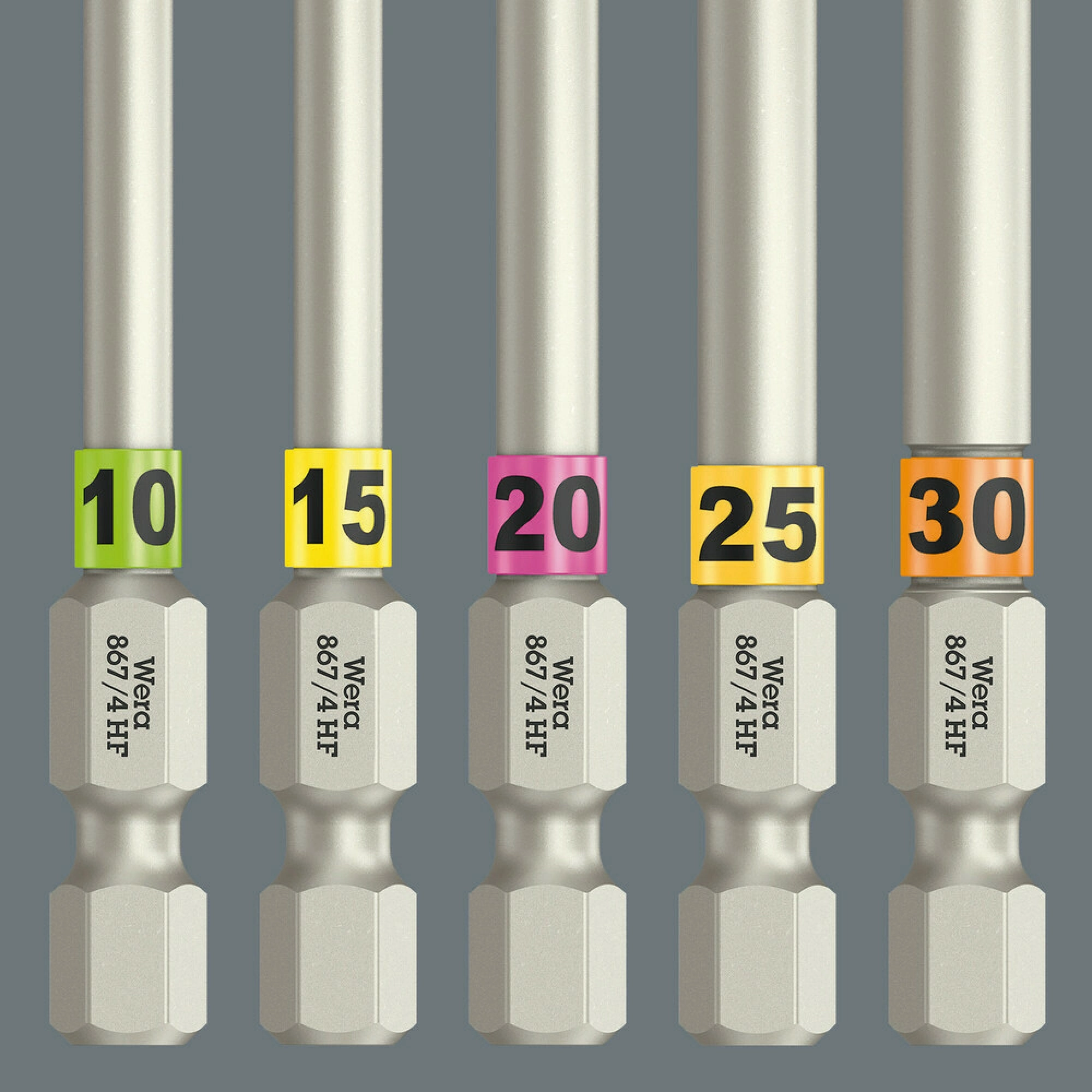Wera 867/4 TORX HF Bits with holding function, TX 10 x 89 mm