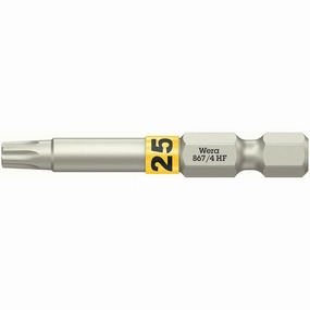 Wera 867/4 TORX HF Bits with holding function, TX 20 x 50 mm