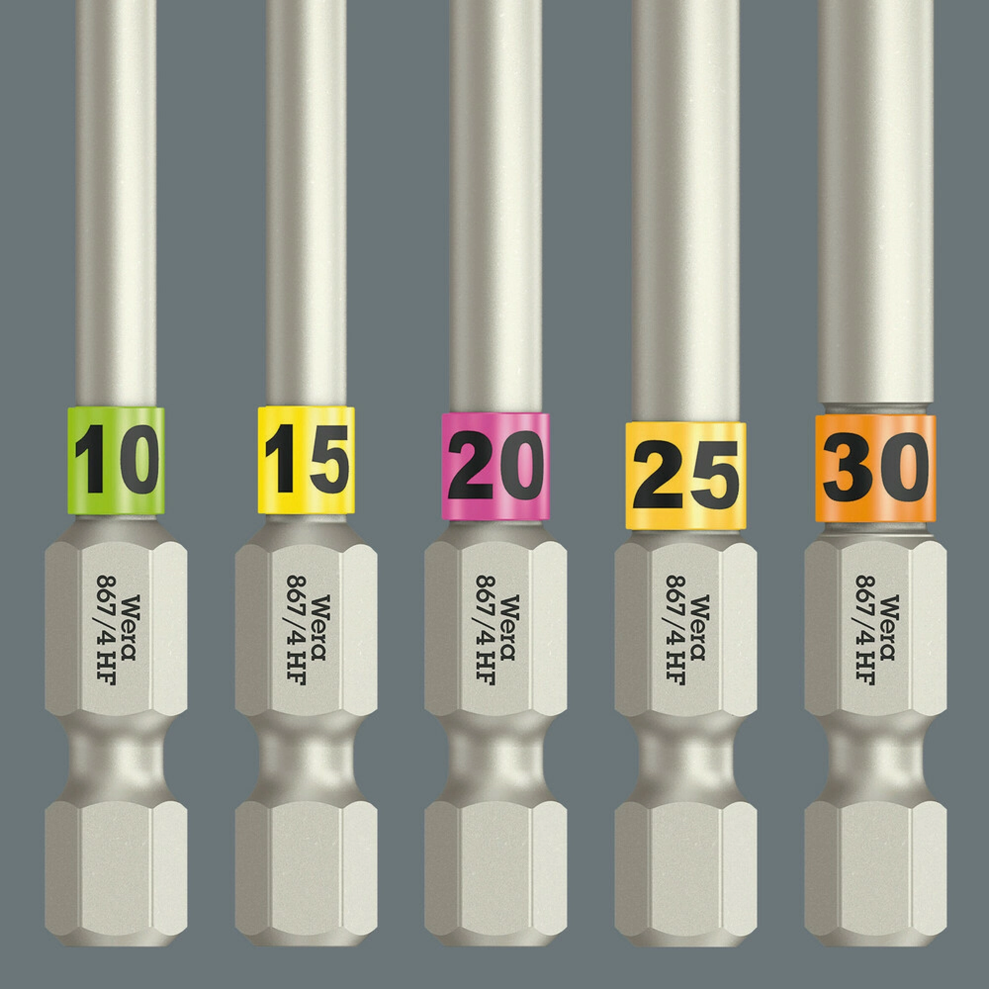 Wera 867/4 TORX HF Bits with holding function, TX 30 x 89 mm
