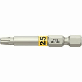 Wera 867/4 TORX HF Bits with holding function, TX 8 x 50 mm