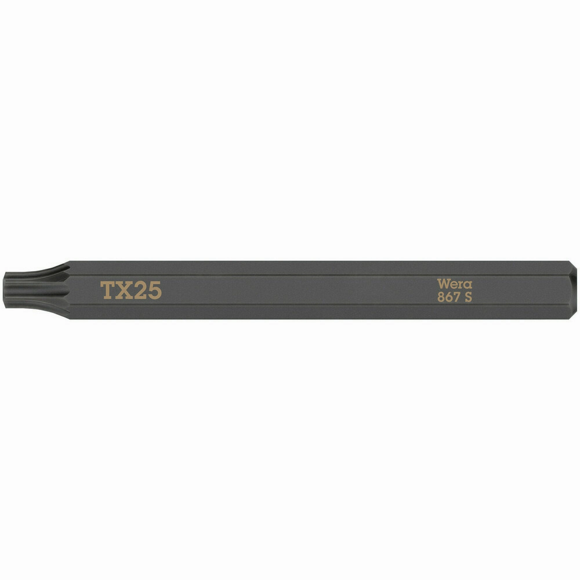 Wera 867 S TORX bits for impact screwdrivers, TX 25 x 70 mm