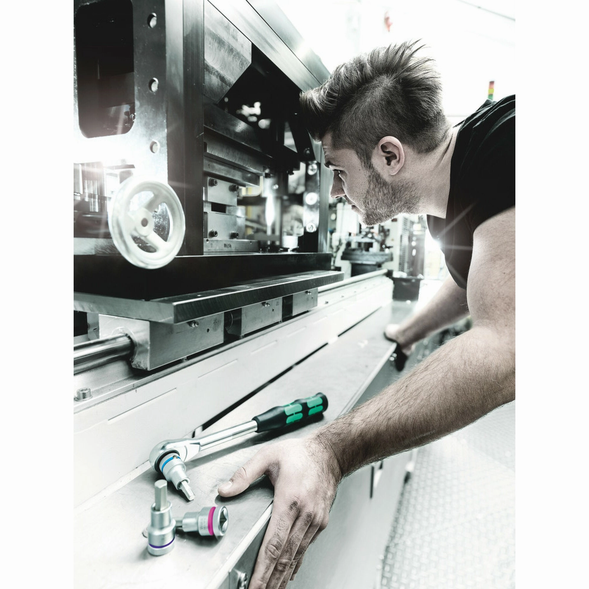 Wera 8740 C HF Zyklop bit socket with 1/2" drive with holding function, 14 x 60 mm