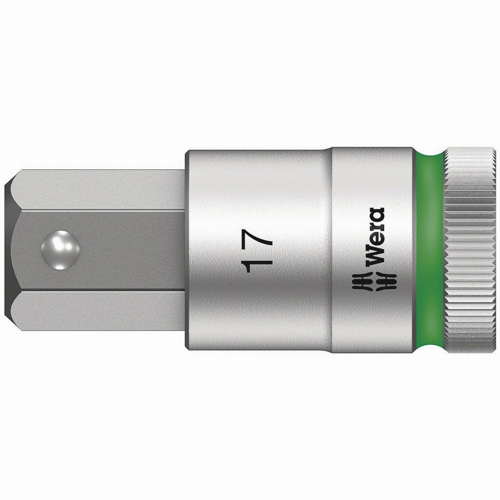 Wera 8740 C HF Zyklop bit socket with 1/2" drive with holding function, 8 x 140 mm