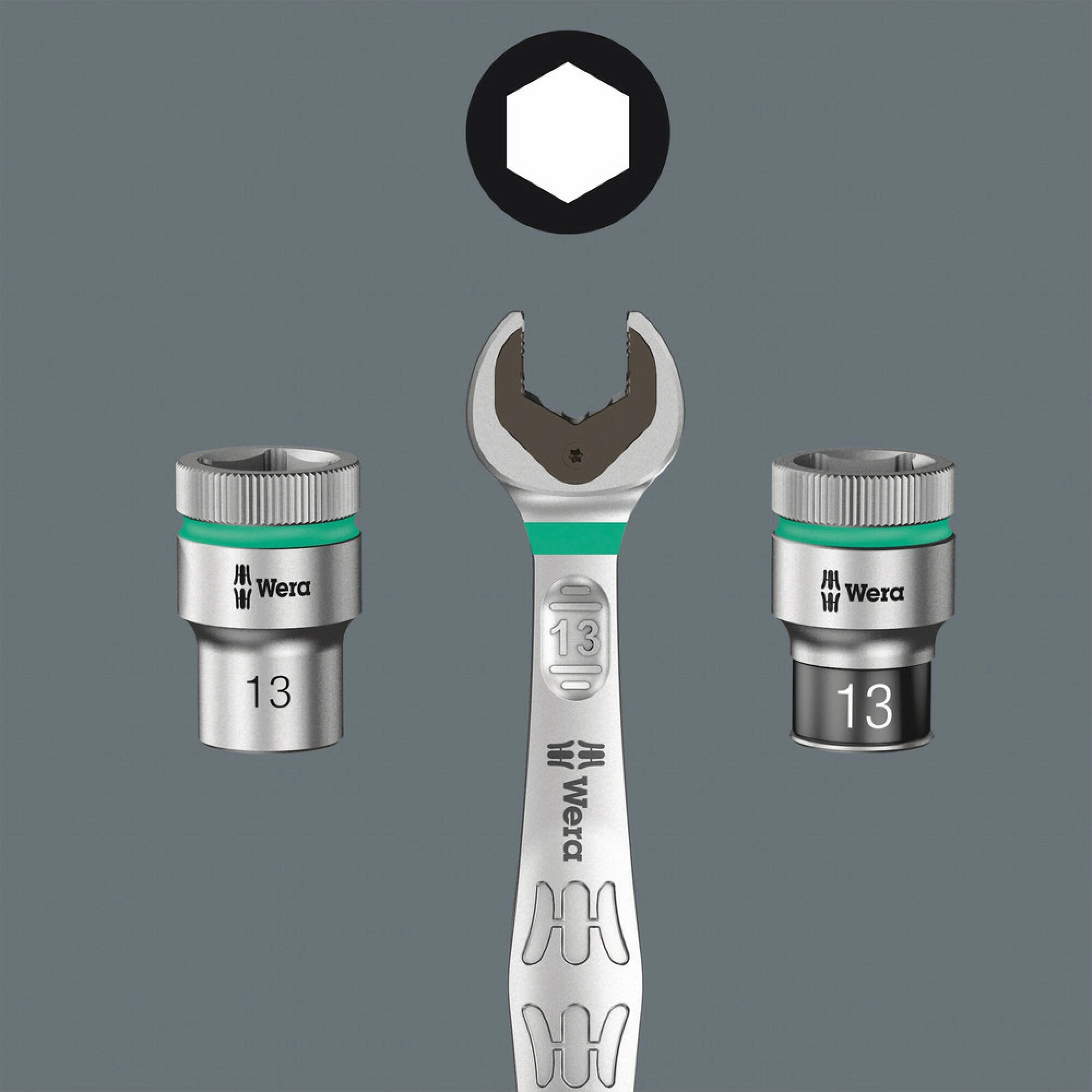 Wera 8767 A TORX Zyklop bit socket, 1/4" drive, TX 20 x 28 mm