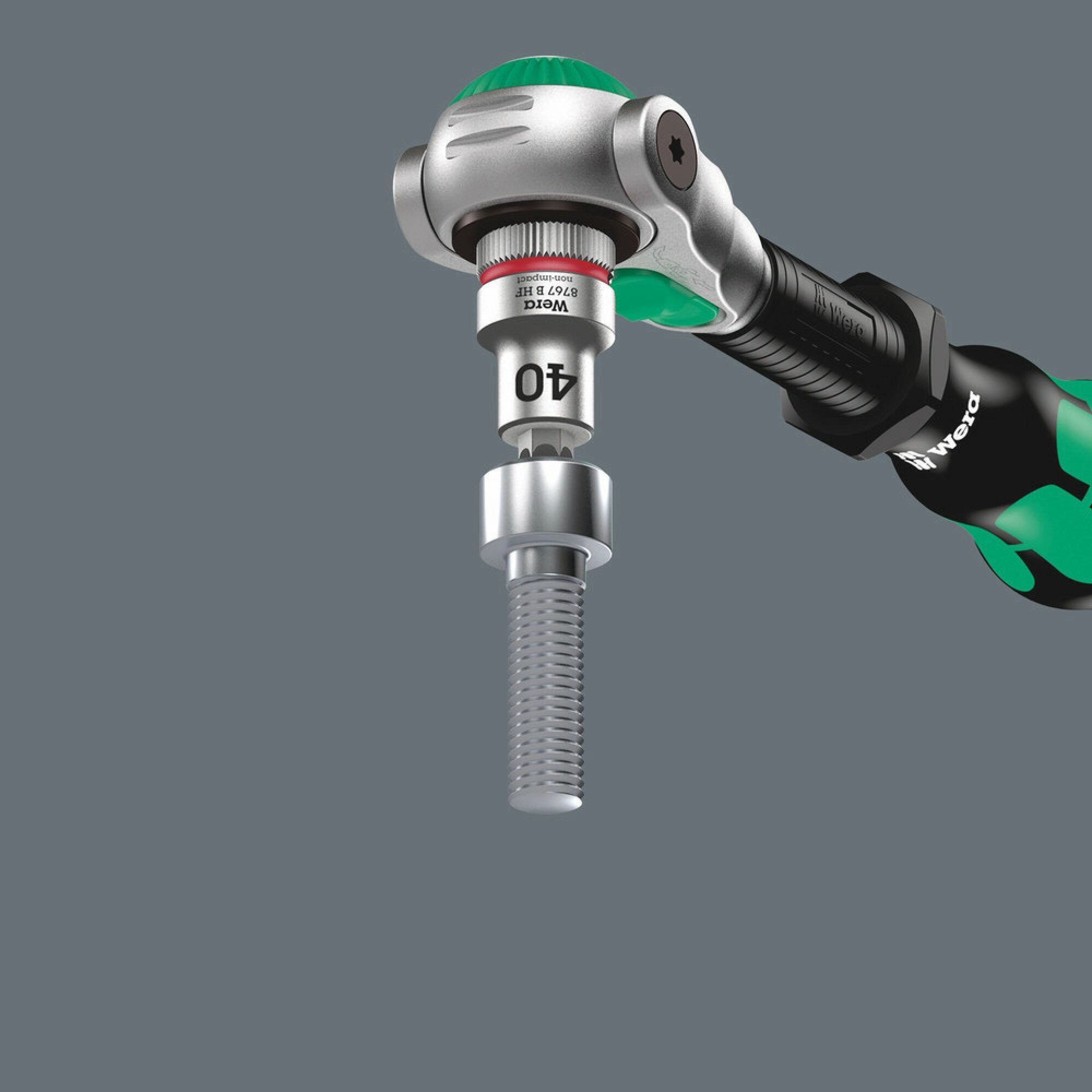 Wera 8767 B HF TORX Zyklop bit socket with holding function, 3/8" drive, TX 20 x 35 mm