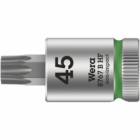 Wera 8767 B HF TORX Zyklop bit socket with holding function, 3/8" drive, TX 45 x 100 mm