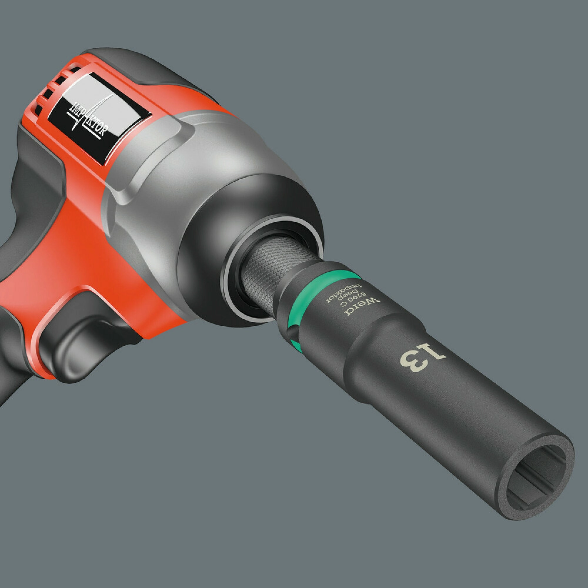Wera 8790 C Impaktor Deep socket with 1/2" drive, 15 x 83 mm