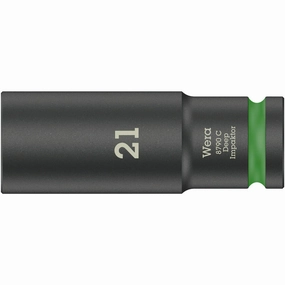 Wera 8790 C Impaktor Deep socket with 1/2" drive, 22 x 83 mm