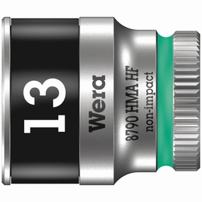Wera 8790 HMA HF Zyklop socket with 1/4" drive with holding function, 15 x 23 mm