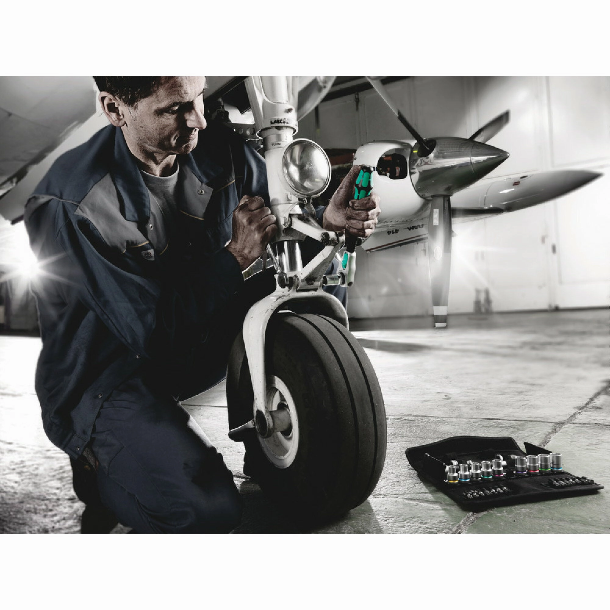 Wera 8790 HMC Zyklop socket with 1/2" drive, 3/8" x 37 mm
