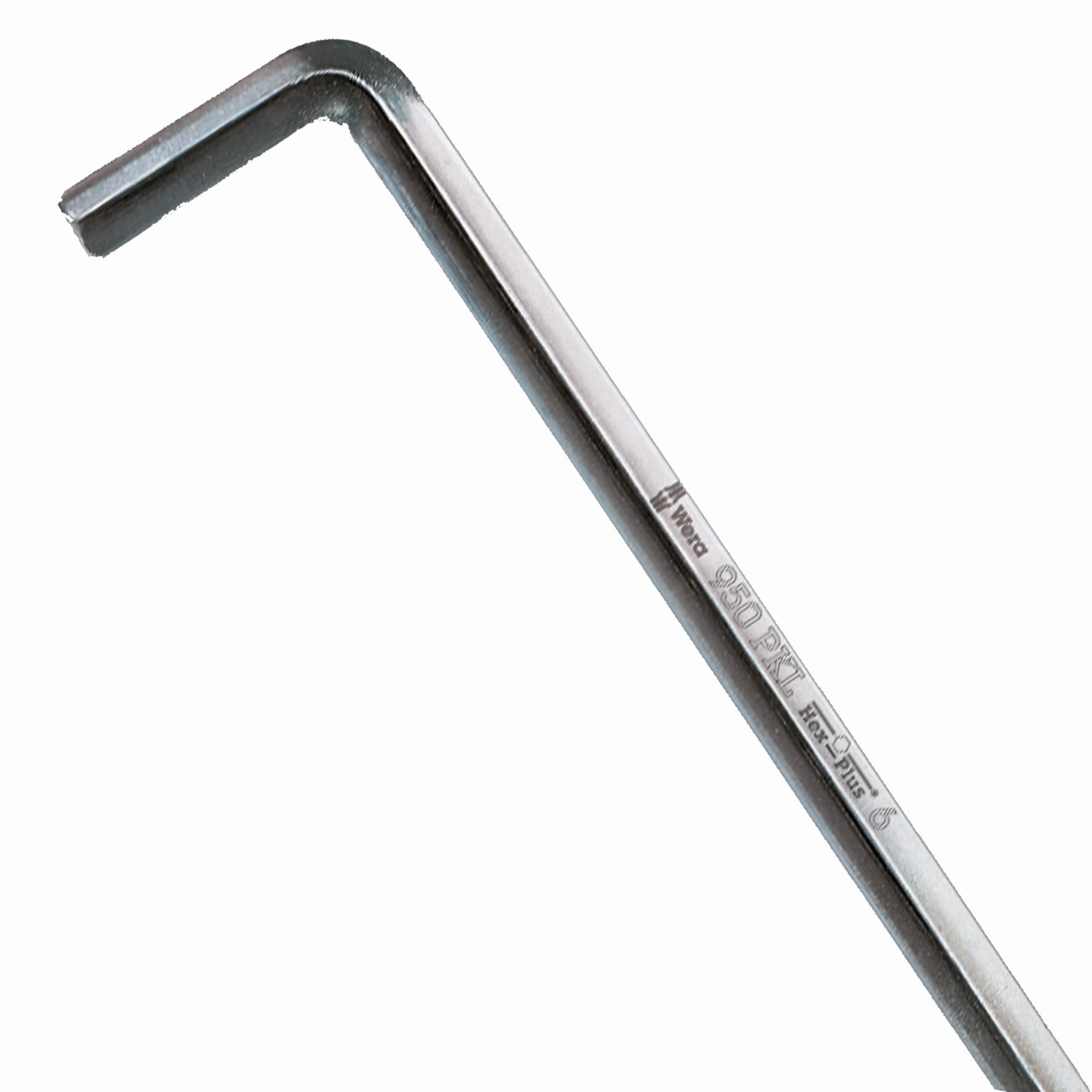 Wera 950 PKLS L-key, metric, chrome plated, 2 x 100 mm