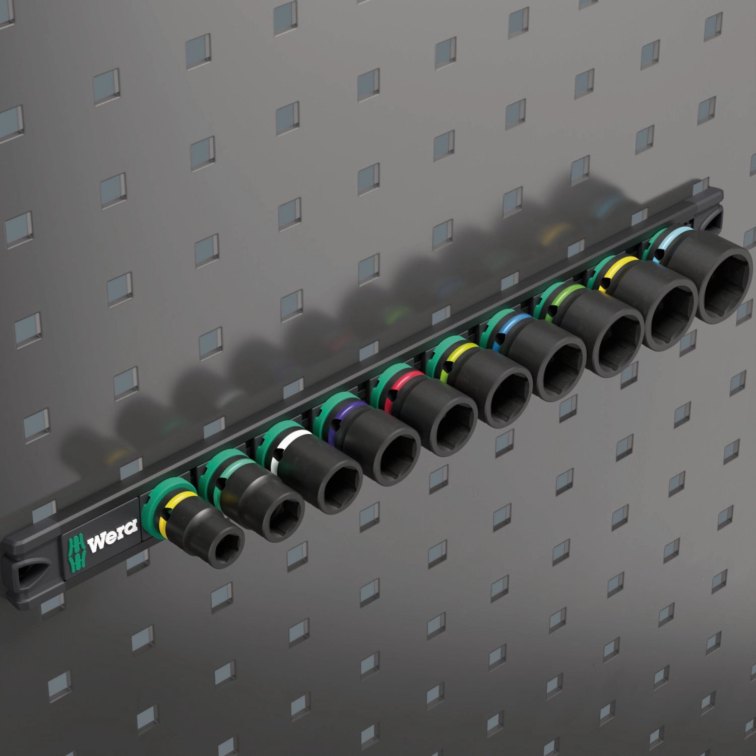 Wera 9607 Magnetic rail B Impaktor 1