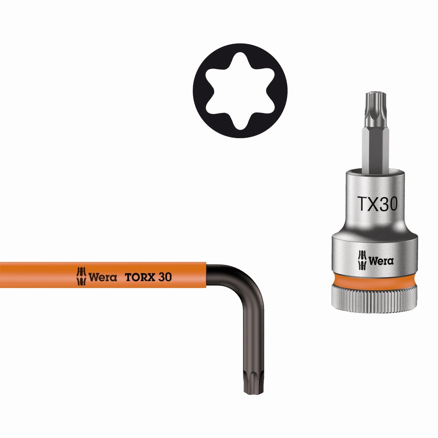 Wera 967 SXL TORX L-key Multicolour, long, TX 10 x 112 mm