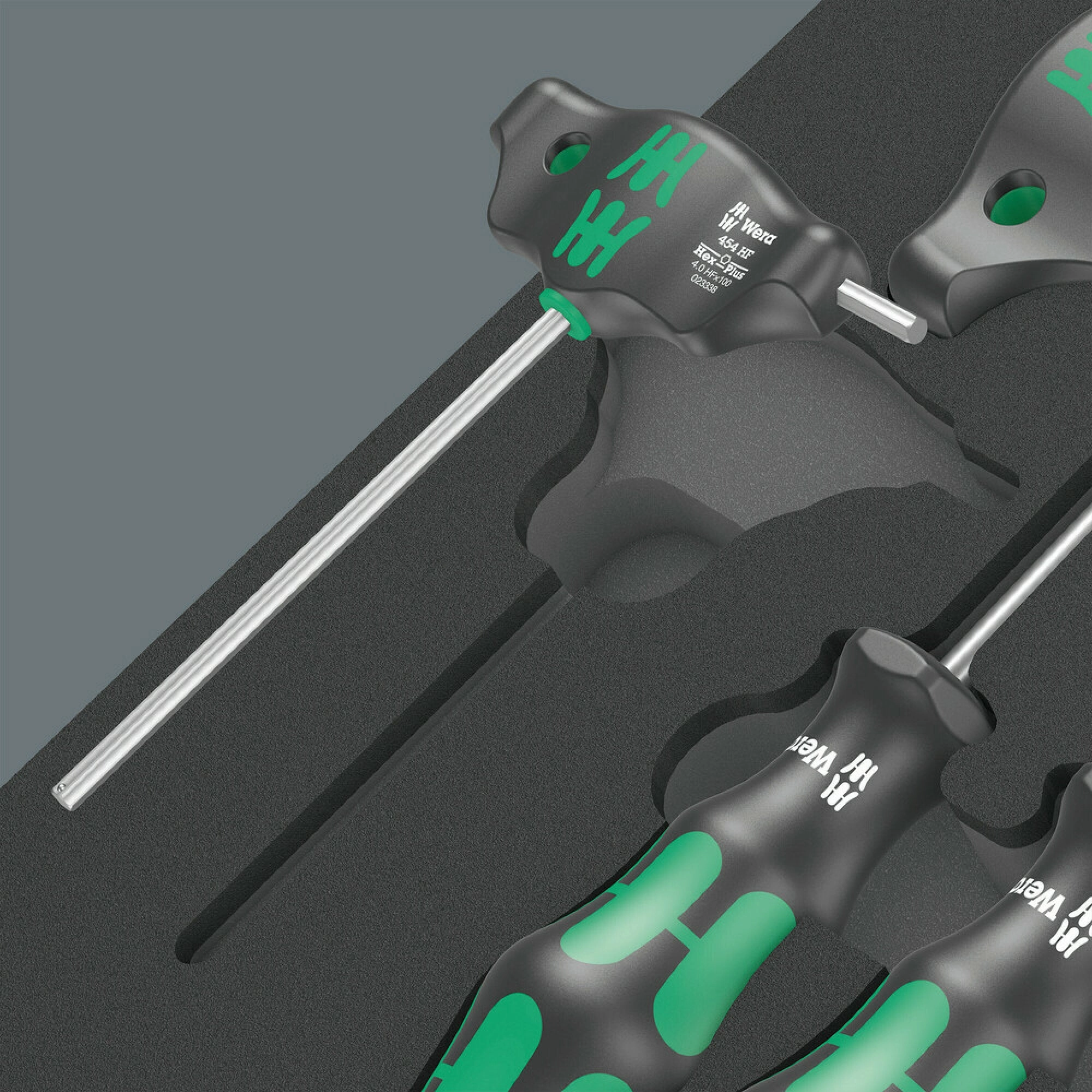 Wera 9713 Foam insert Hex screwdriver set 1, 12 pieces